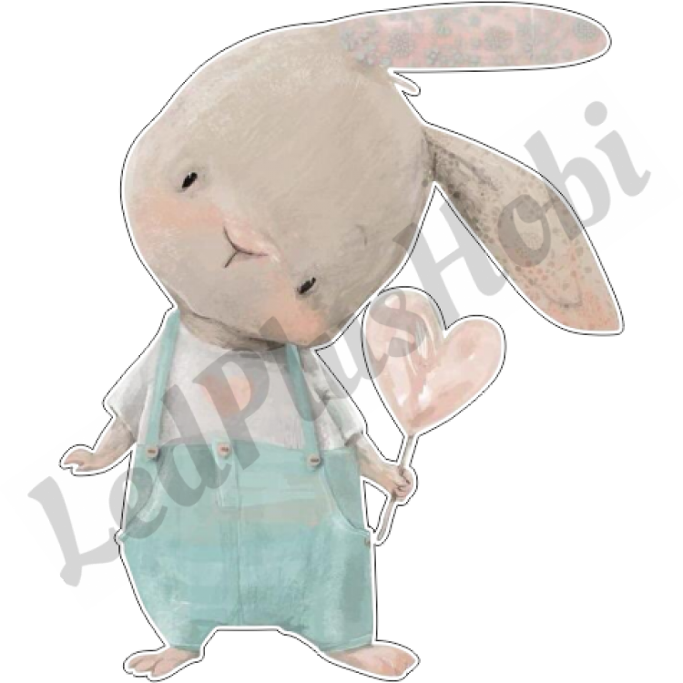 Tavşan Ahşap Figür