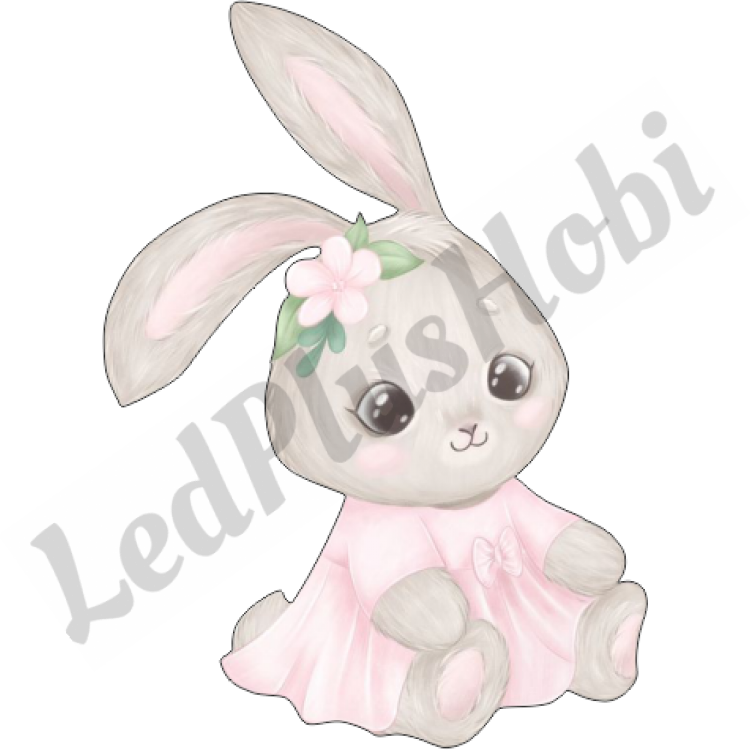 Tavşan Ahşap Figür