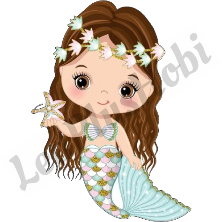 Deniz Kızı Ahşap Figür