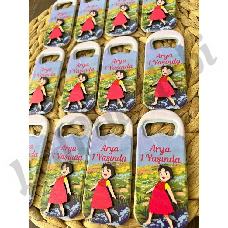 Heidi Figürlü Açacak Magnet