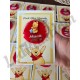 Kartlı - Ayı Winnie Temalı Figürlü Kırmızı Pleksi Magnet