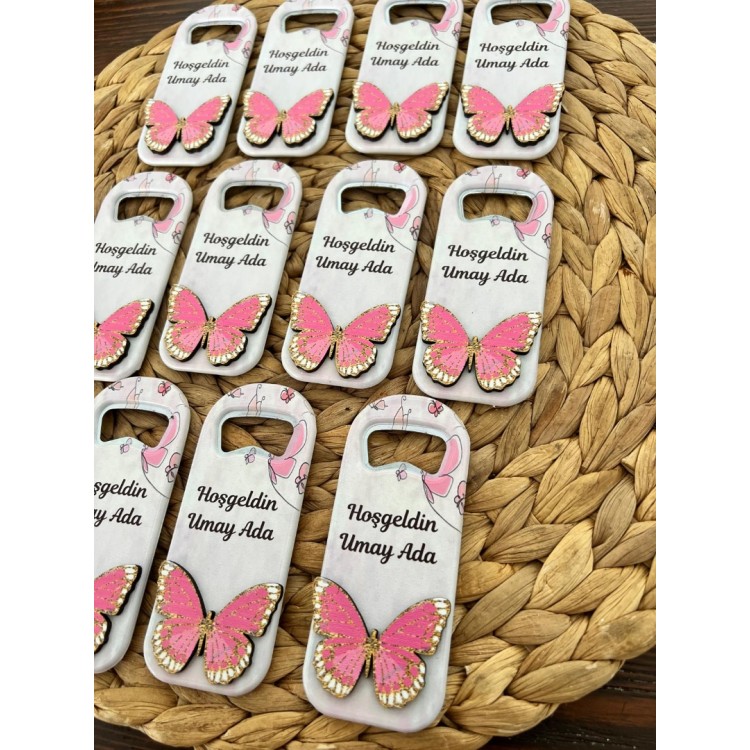 Kelebek Figürlü Açacak Magnet