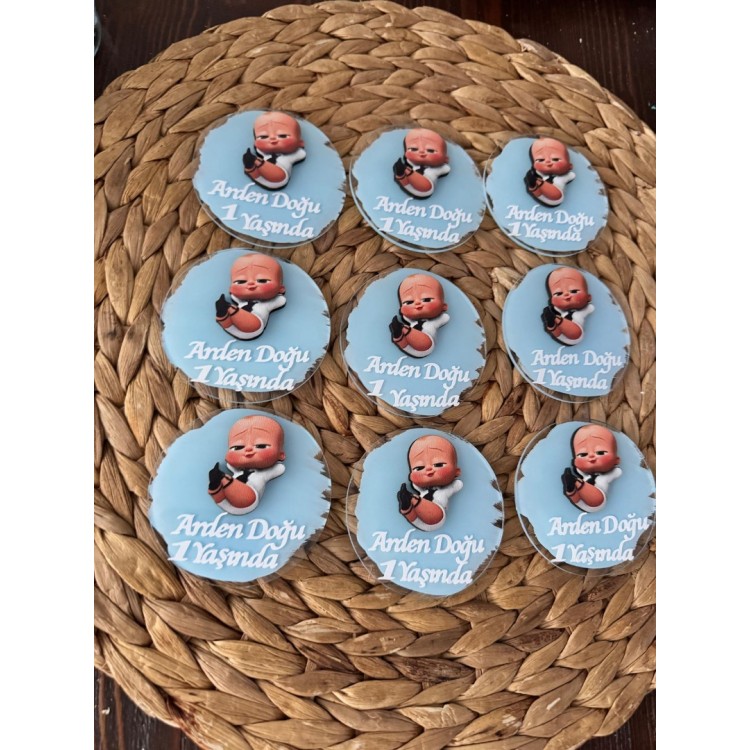 Patron Bebek Figürlü Pleksi Magnet